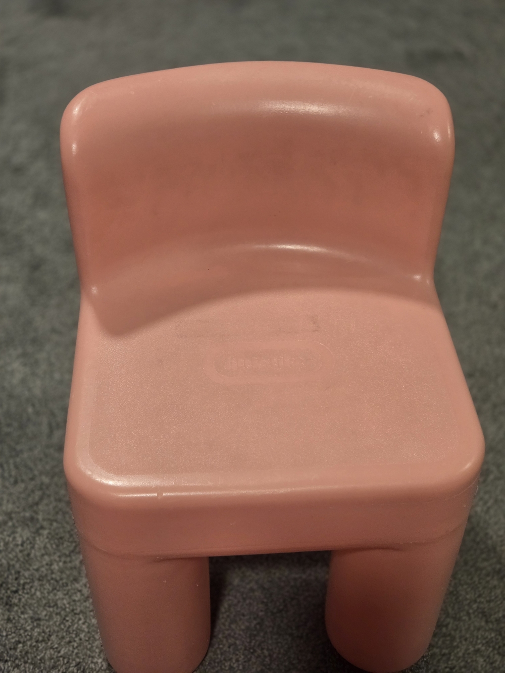 Little Tykes Vintage Chunky Plastic Children's Chair Solid Light Pink Collect